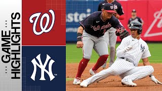 Nationals vs Yankees Game Highlights 82423  MLB Highlights [upl. by Nawek]