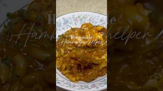 Homemade hamburger helper recipe shorts onepanrecipe easyrecipe dinner reels food hamburger [upl. by Nairim]