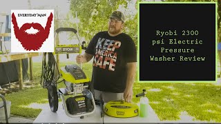 Ryobi 2300 psi Electric Pressure Washer setup and review [upl. by Mairam]