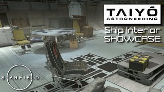 Taiyo Astroneering Ship Interior Showcase  Starfield [upl. by Bronk]