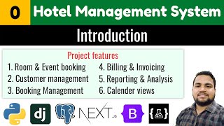 Hotel Management System Django Nextjs PostgreSQL BootstrapStepbyStep Tutorial Series [upl. by Elokyn102]