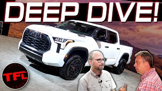 Heres EVERYTHING You Want To Know About the New 2022 Toyota Tundra From The Chief Engineer [upl. by Skipton]