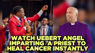 Watch Prophet Uebert Angel imparting A Priest To Heal Cancer [upl. by Ayojal]