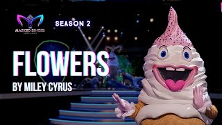 Ice Cream performs “Flowers”  Season 2 Episode 6  The Masked Singer SA [upl. by Sanbo]