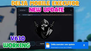 Delta Executor New Update Released  Working and Latest Version  Delta Mobile Executor [upl. by Eenattirb]