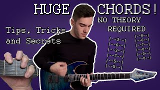 HOW TO PLAY MODERN METAL 2  Making Huge Chords With Tabs [upl. by Rebna]