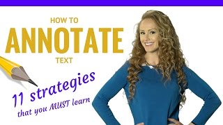 How to annotate text while reading [upl. by Tootsie49]