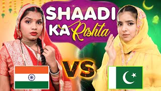 Shaadi Ka Rishta  Indian vs Pakistani  Hindu vs Muslim Family Wedding  Anaysa [upl. by Enairda]