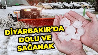 Diyarbakırda Dolu ve Sağanak  Güncel Hava Durumu [upl. by Lauhsoj]