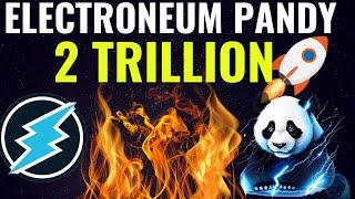 Electroneum PANDY TOKEN 2 trillion token supply burn [upl. by Adian874]