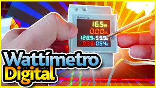 🔥 WATTÍMETRO DIGITAL Amperímetro Digital  Medir o consumo das minhas RIGs de mineração [upl. by Clercq907]