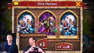 JT  Infinitiman Bring SERIOUS Luck WOW Rolling 25k Gems Castle Clash [upl. by Kciredohr]