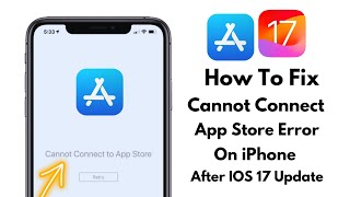 Fix App Store Not Working On iPhone After Update IOS 17 [upl. by Amandie]