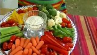 How to Make Vegetable Platters  Vegetable Platter Dips [upl. by Jaimie]