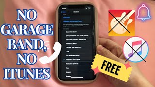 CUSTOM IPHONE RINGTONE EASIEST METHOD D No Garageband Itunes 100 free 3 MINUTES [upl. by Harriet565]