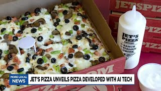 Jet’s Pizza unveils pizza developed with AI technology [upl. by Osugi]