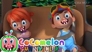 Are We There Yet and More CoComelon Funny Clips [upl. by Neelat]