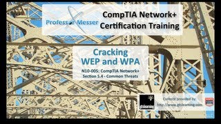 Cracking WEP and WPA  CompTIA Network N10005 54 [upl. by Aurelio962]