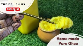 How to make 100 pure Kashmiri Ghee at home Kashur Gaev  Desi Ghee recipes ghee kashmir food [upl. by Einamrej]