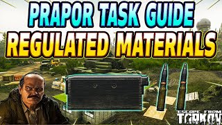 Regulated Materials  Prapor Task Guide  Escape From Tarkov [upl. by Almire]