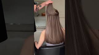 Describe this highlights hair dyeing technique sharing [upl. by Sadye]