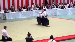 Yasuno Masatoshi Sensei demonstrating at the 51st All Japan Aikido Demonstration 2013 [upl. by Teresa238]