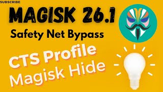 Magisk 261 Safety Net Bypass Magisk Hide Fix Problem 261  Android SafetyNet Fix  Fix Bank Apps [upl. by Ainosal]