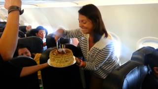 Birthday on a plane [upl. by Major]