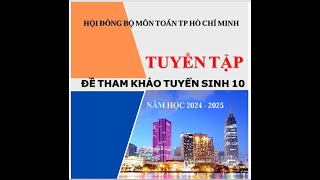 GIẢI ĐỀ TOÁN TUYỂN SINH 10 TPHCM 2024  2025 PHÚ NHUẬN  4 [upl. by Burch]