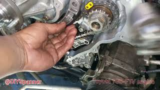 Lower Timing Chain installation  Toyota 1GDFTV [upl. by Philoo]