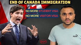 NO MORE STUDENT VISA IN CANADA 2024 CANADA BIG UPDATES ON STUDENT VISA AND VISITOR VISA  MR PATEL [upl. by Randa322]