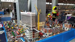 World Trade Center NY 🗽aus Lego Steine MesseStuttgart [upl. by Hachmin422]