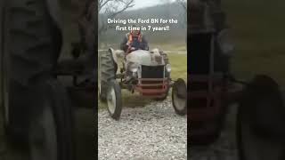 Ford 8N first drive in 7 years [upl. by Hacim]