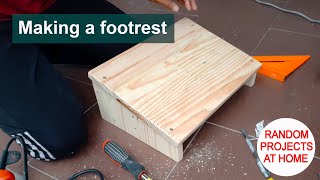 Project Making a foot rest [upl. by Illac]