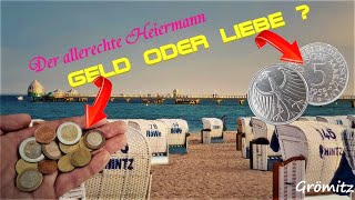 Sondeln an der Ostsee in Grömitz  und dabei große Silbermünze gefunden [upl. by Harwell839]