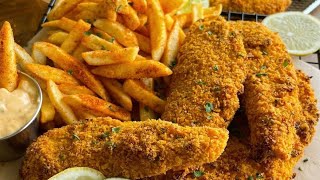 تندر الدجاج روووعة 🍗🍗😋😋🔥🔥Chicken Tenders Delicious [upl. by Monica]