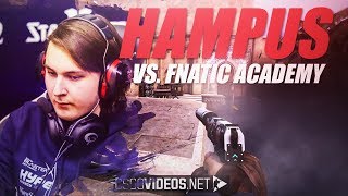 hampus vs fnatic Academy  4K at GeForce Cup 2017  CSGO [upl. by Atikahc541]