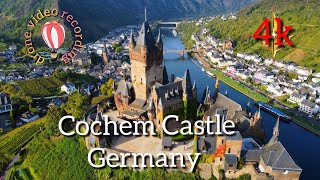 Cochem Castle Germany Historical places of Germany Architectural monuments of Germany [upl. by Atinniuq]