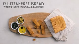 Gluten Free Bread with Sundried Tomato and Parmesan  Bread Maker SDZB2512 EU Panasonic [upl. by Dene235]