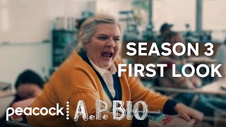 Helen DeMarcus Goes Back To School Season 3 First Look  AP Bio [upl. by Bergerac]