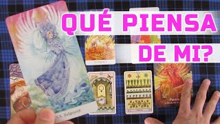 ¿QUÉ PIENSA DE MI en este momento Tarot interactivo 🔮✨ [upl. by Anyk]