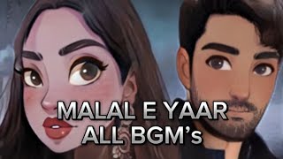 Malal E Yaar Drama All Background Music’S [upl. by Admama]