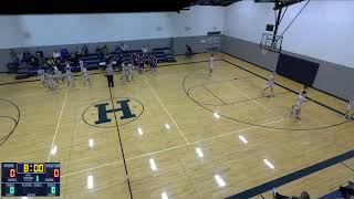 Hudson High School  IA  vs East Marshall High School Mens JV Basketball [upl. by Salter]