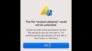 Problema Escritura en Xcode projectpbxproj [upl. by Hebbe]