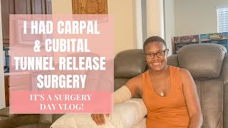 MY CARPAL TUNNEL amp CUBITAL TUNNEL SURGERY RELEASE EXPERIENCE  SURGERY VLOG [upl. by Fortunio]