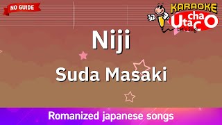 Niji – Suda Masaki Romaji Karaoke no guide [upl. by Nnaoj]