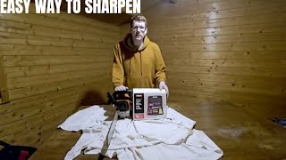 How to sharpen your chainsaw chain [upl. by Dwain594]