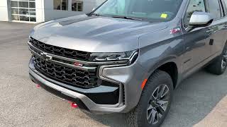 Upclose look at Satin Steel Metallic on a 2021 Chevy Tahoe [upl. by Bradwell]