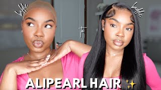 SILKY STRAIGHT SIDE PART INSTALL  Alipearl Hair  Luxury Tot [upl. by Arob]