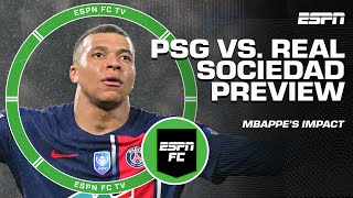 PREVIEWING PSG vs Real Sociedad 🔮 Jan Aage Fjortoft feels CONFIDENT in Real Sociedad 😤  ESPN FC [upl. by Mani]